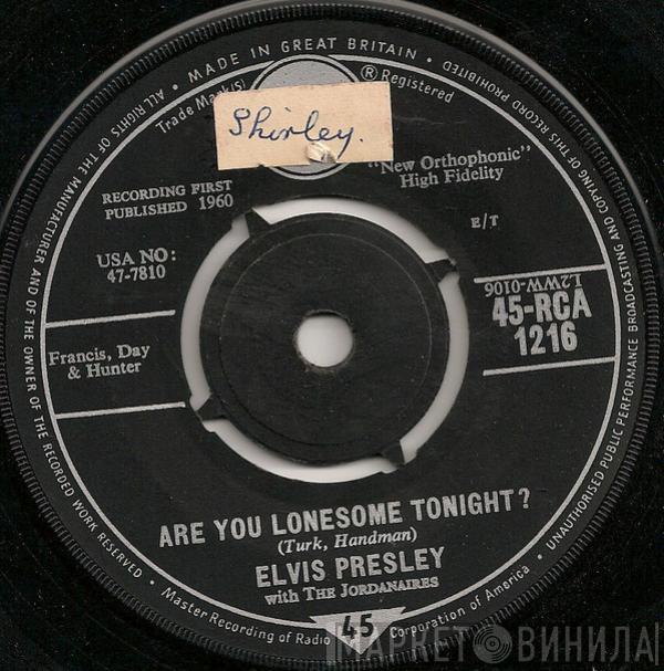 Elvis Presley, The Jordanaires - Are You Lonesome Tonight?