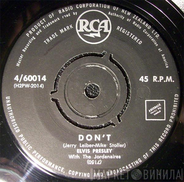 Elvis Presley, The Jordanaires - Don't