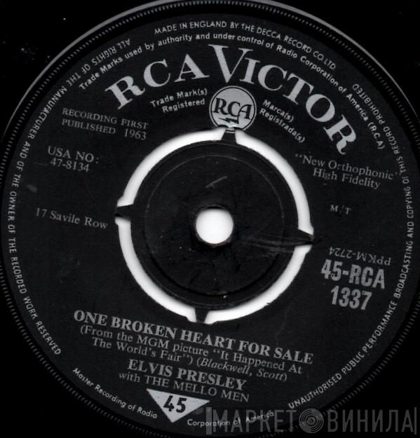 Elvis Presley, The Mellomen - One Broken Heart For Sale