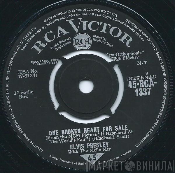 Elvis Presley, The Mellomen - One Broken Heart For Sale