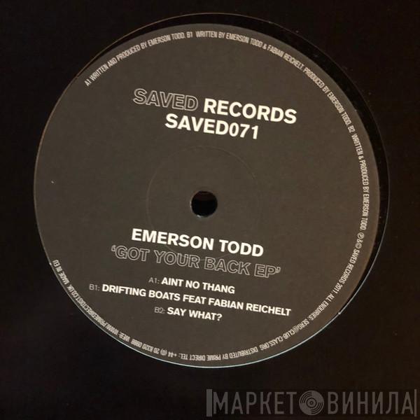 Emerson Todd - Got Your Back EP