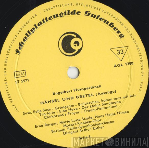  Engelbert Humperdinck   - Hänsel Und Gretel (Auszüge)