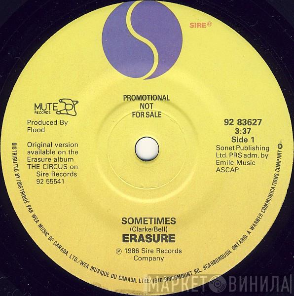  Erasure  - Sometimes
