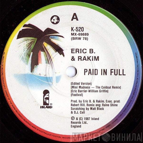  Eric B. & Rakim  - Paid In Full