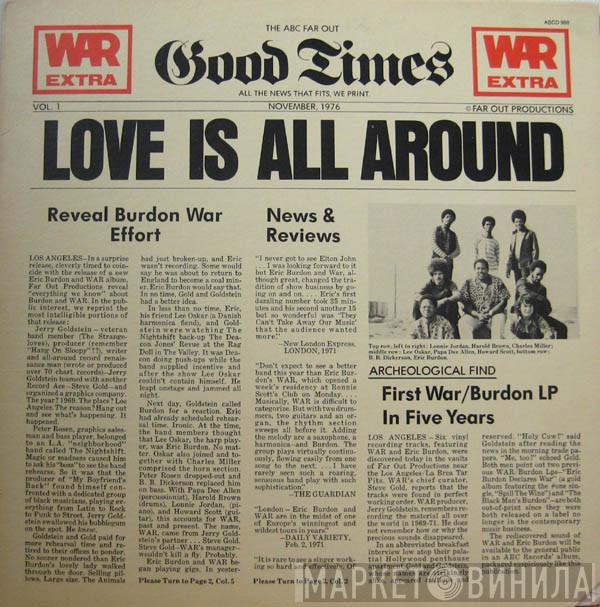 Eric Burdon & War - Love Is All Around