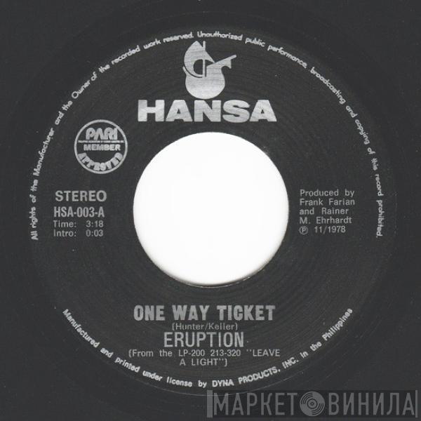  Eruption   - One Way Ticket
