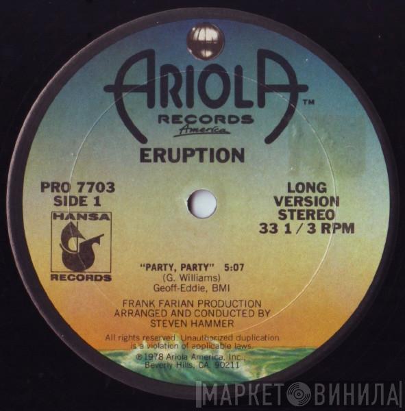 Eruption  - Party, Party