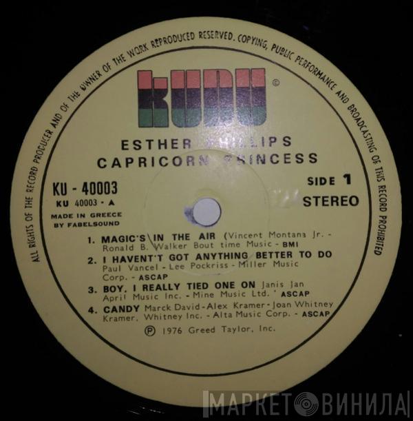  Esther Phillips  - Capricorn Princess