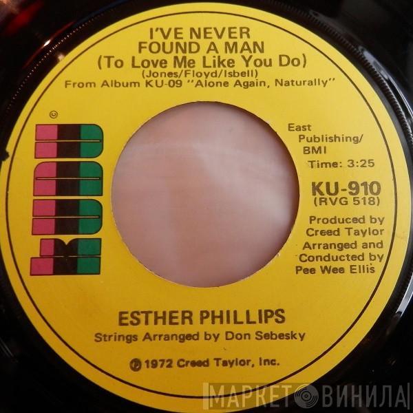 Esther Phillips - I've Never Found A Man (To Love Me Like You Do) / Cherry Red