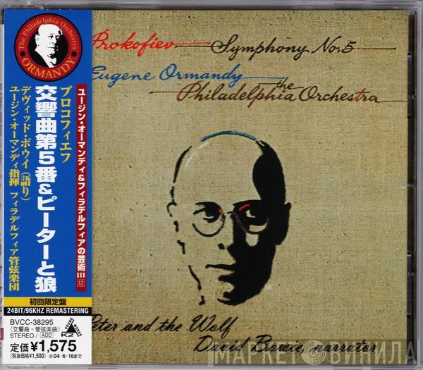 , Eugene Ormandy , Sergei Prokofiev , The Philadelphia Orchestra  David Bowie  - Symphony No.5 & Peter And The Wolf