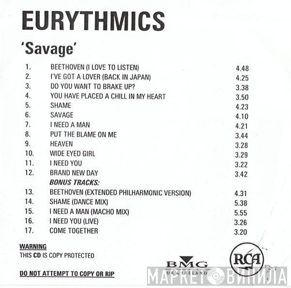  Eurythmics  - Savage
