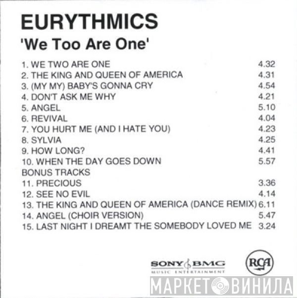  Eurythmics  - We Too Are One