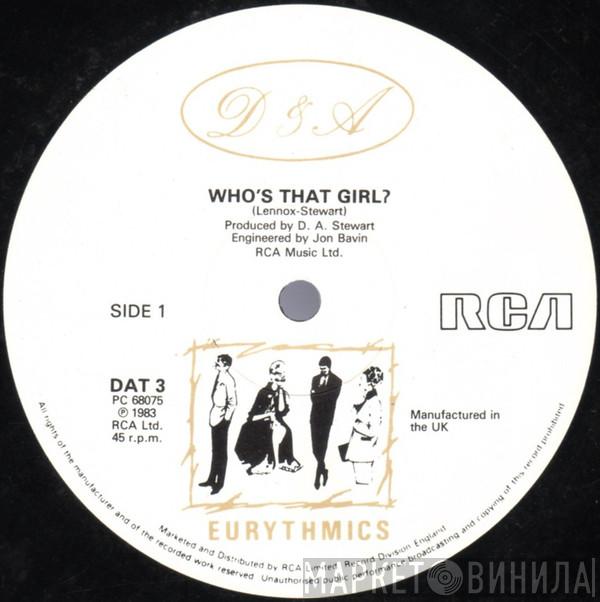  Eurythmics  - Who's That Girl?