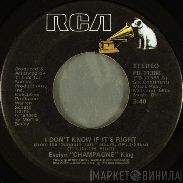 Evelyn King - I Don't Know If It's Right