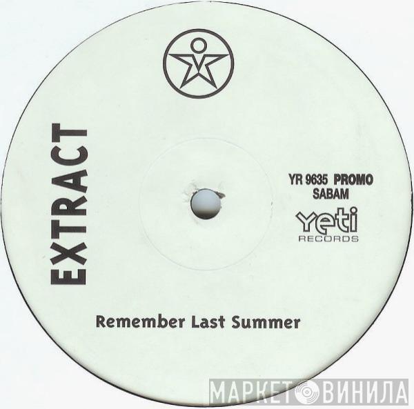 Extract  - Remember Last Summer