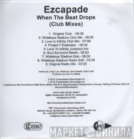 Ezcapade - When The Beat Drops (Club Mixes)