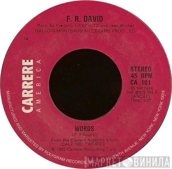  F.R. David  - Words