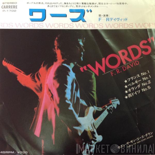  F.R. David  - Words