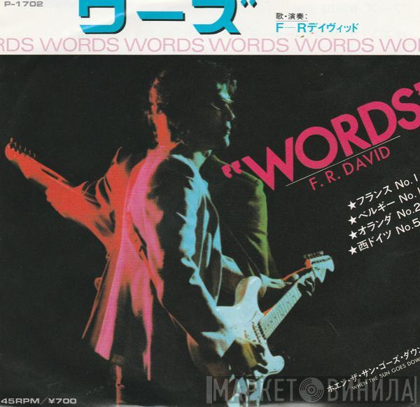  F.R. David  - Words