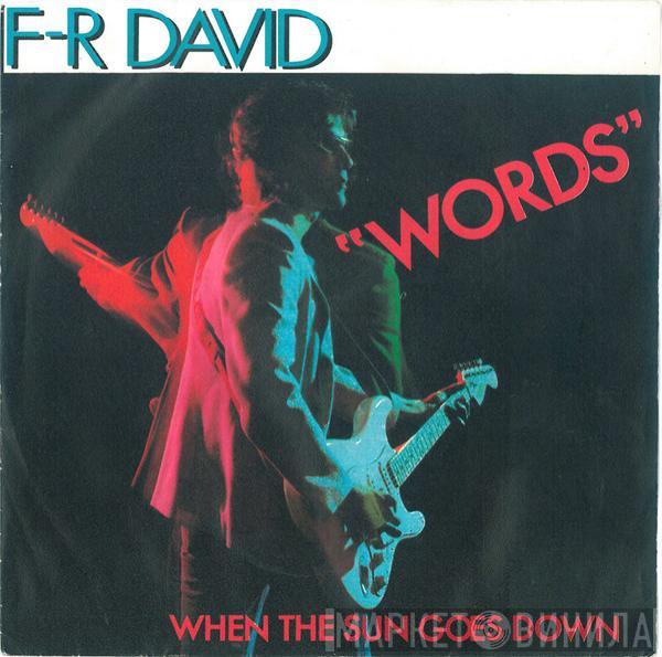 F.R. David - Words