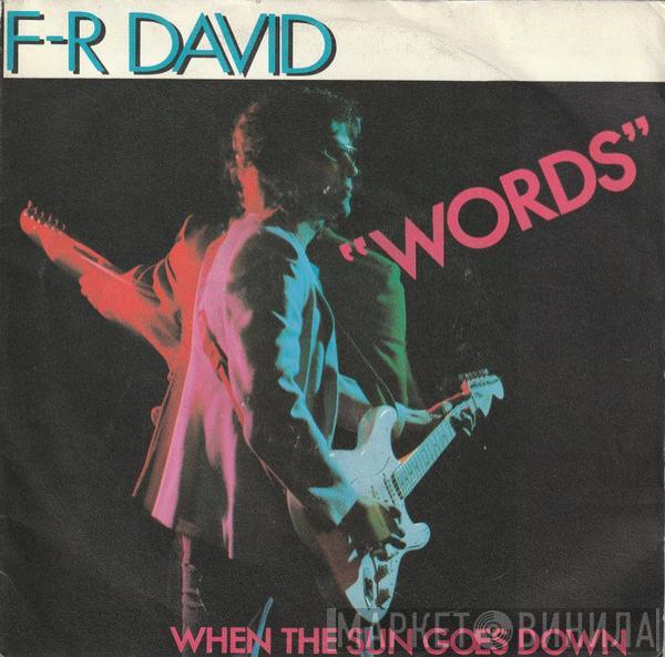  F.R. David  - Words