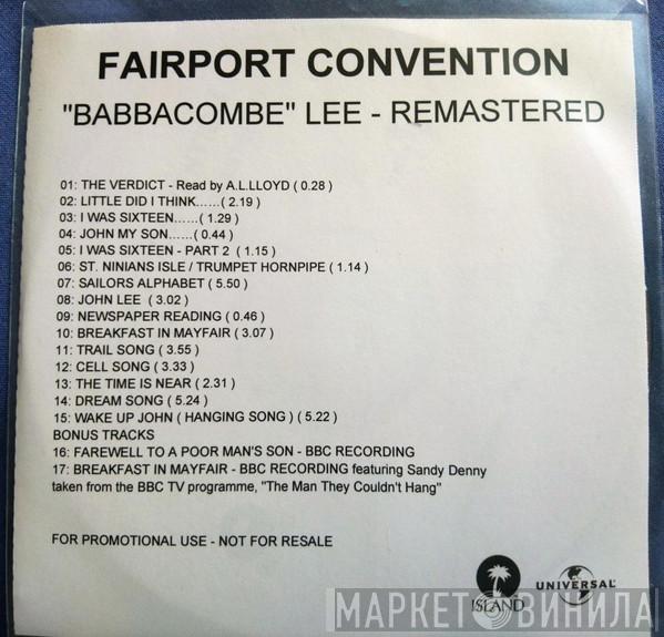  Fairport Convention  - 'Babbacombe' Lee