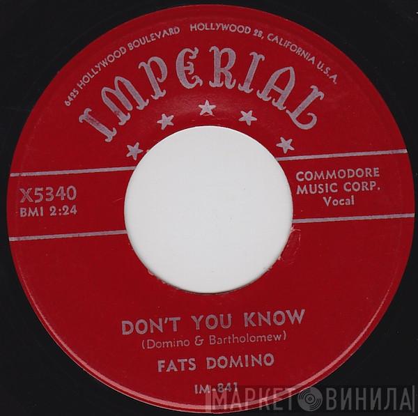  Fats Domino  - Don't You Know / Helping Hand