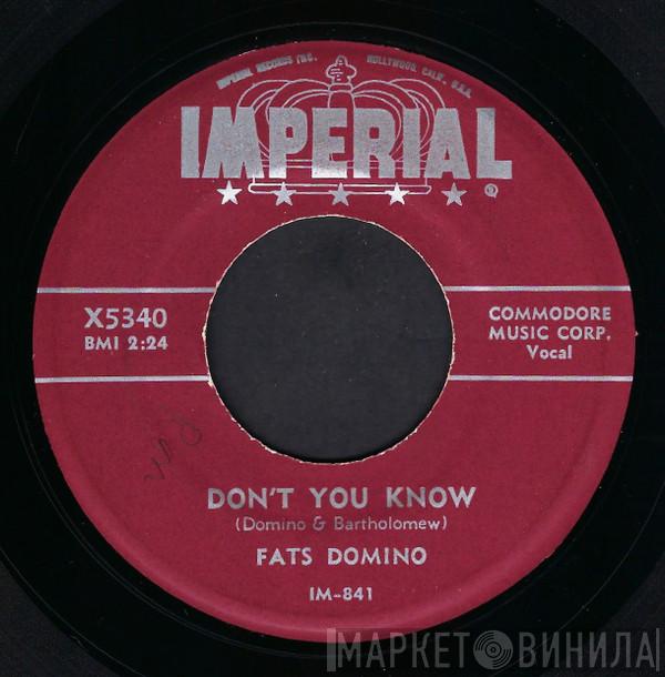  Fats Domino  - Don't You Know / Helping Hand