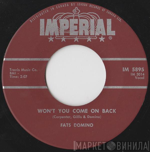  Fats Domino  - Won't You Come On Back / Hands Across The Table