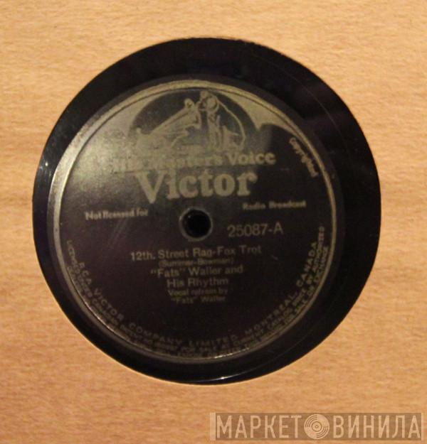  Fats Waller & His Rhythm  - 12th Street Rag / Sweet Sue