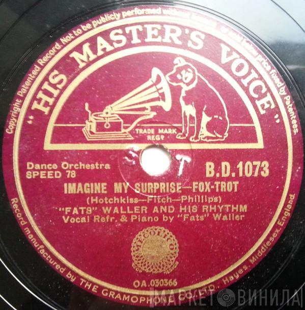 Fats Waller & His Rhythm  - Imagine My Surprise / Your Socks Don't Match