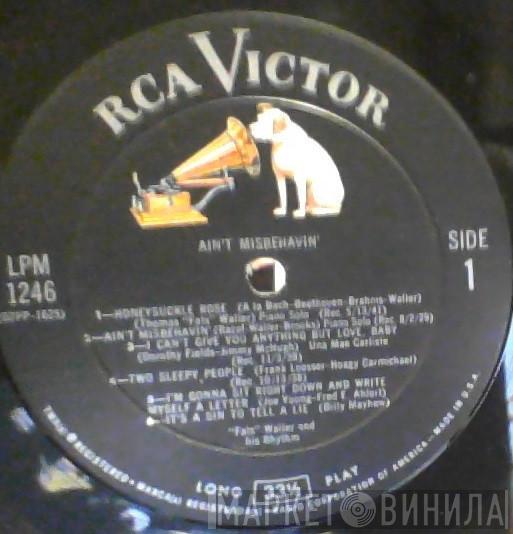  Fats Waller & His Rhythm  - Ain't Misbehavin'