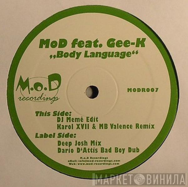 Feat. M.O.D.  Gee K  - Body Language