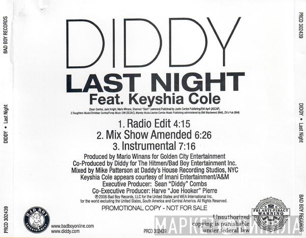 Feat. P. Diddy  Keyshia Cole  - Last Night