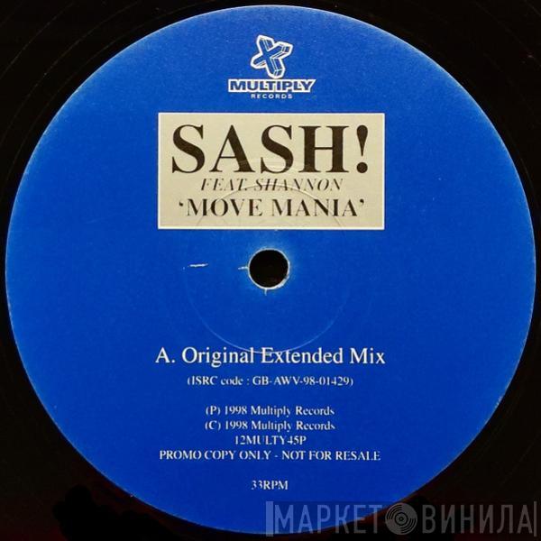 Feat. Sash!  Shannon  - Move Mania