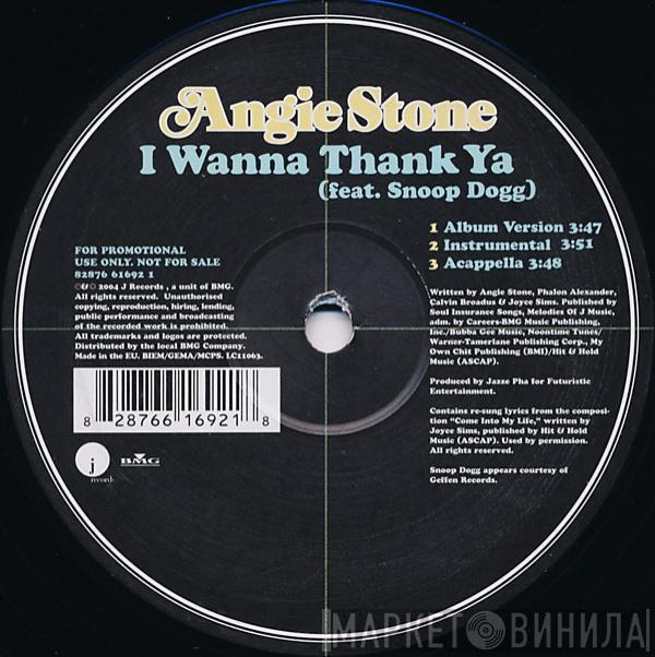 Feat. Angie Stone  Snoop Dogg  - I Wanna Thank Ya
