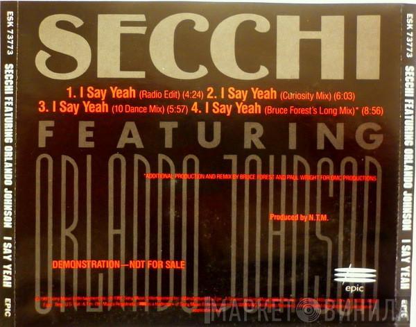 Feat. Stefano Secchi  Orlando Johnson  - I Say Yeah