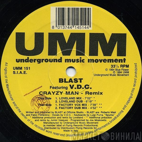 Featuring Blast  V.D.C.  - Crayzy Man - Remix