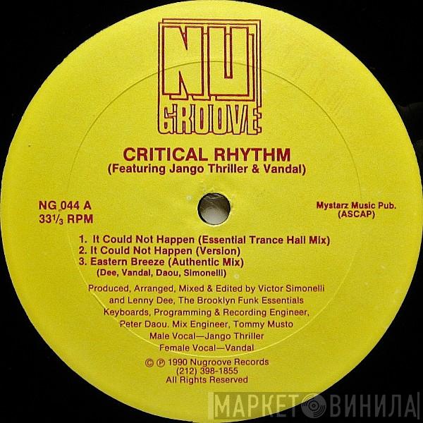 Featuring Critical Rhythm & Jango Thriller  Vandal  - It Could Not Happen