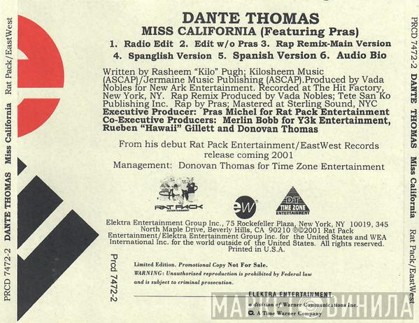 Featuring Dante Thomas  Pras Michel  - Miss California