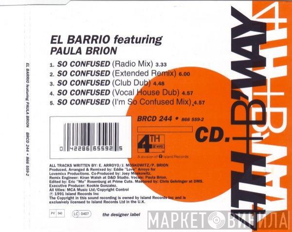 Featuring El Barrio  Paula Brion  - So Confused