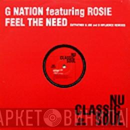 Featuring G Nation  Rosie Ania  - Feel The Need