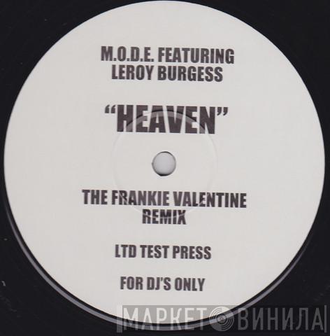 Featuring M.O.D.E.   Leroy Burgess  - Heaven