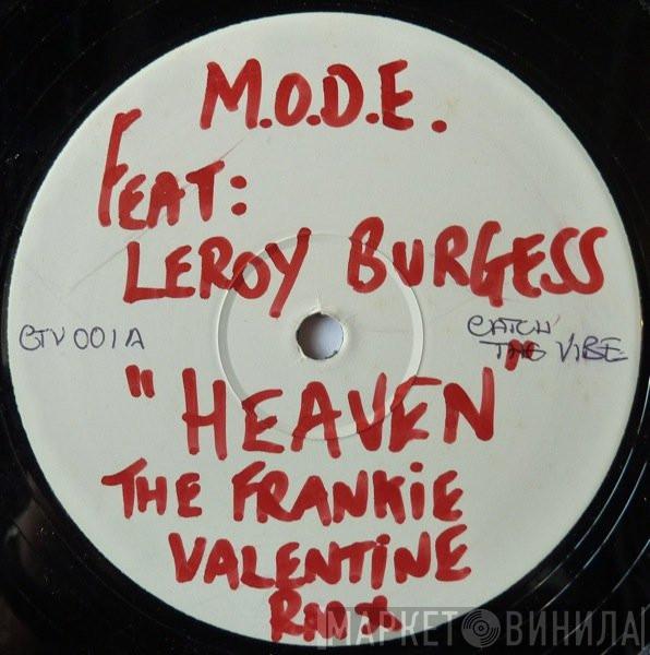 Featuring M.O.D.E.   Leroy Burgess  - Heaven