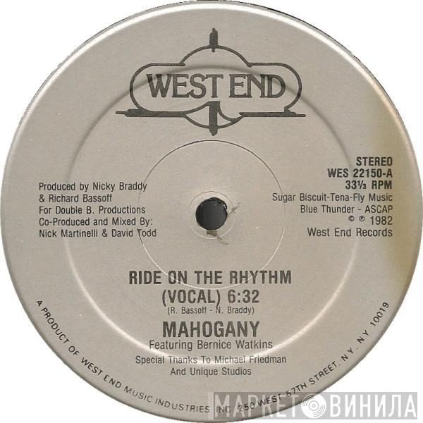 Featuring Mahogany  Bernice Watkins  - Ride On The Rhythm