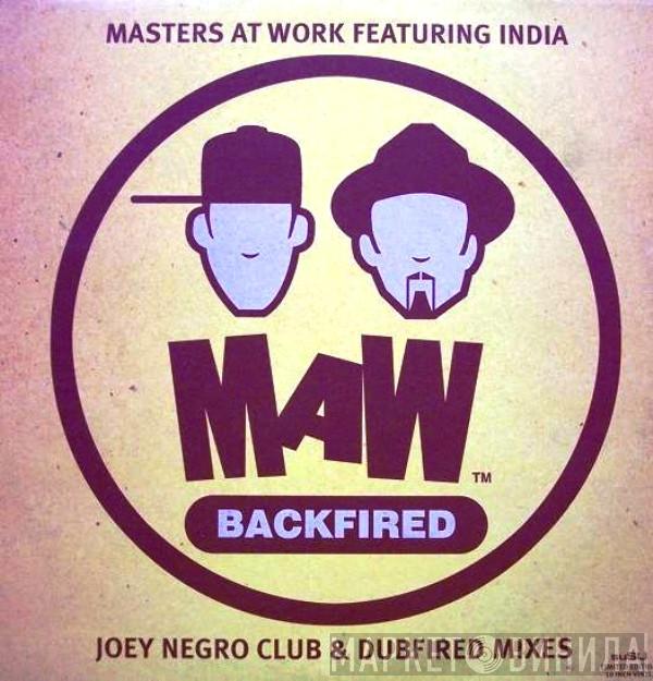 Featuring Masters At Work  India  - Backfired (Joey Negro Club & Dubfired Mixes)