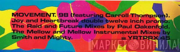 Featuring Movement 98  Carroll Thompson  - Joy And Heartbreak