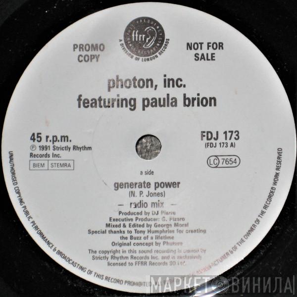 Featuring Photon Inc.  Paula Brion  - Generate Power
