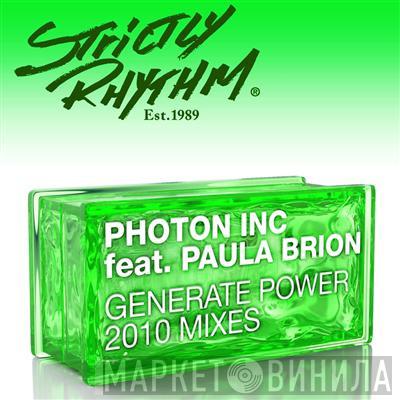 Featuring Photon Inc.  Paula Brion  - Generate Power (2010 Mixes)