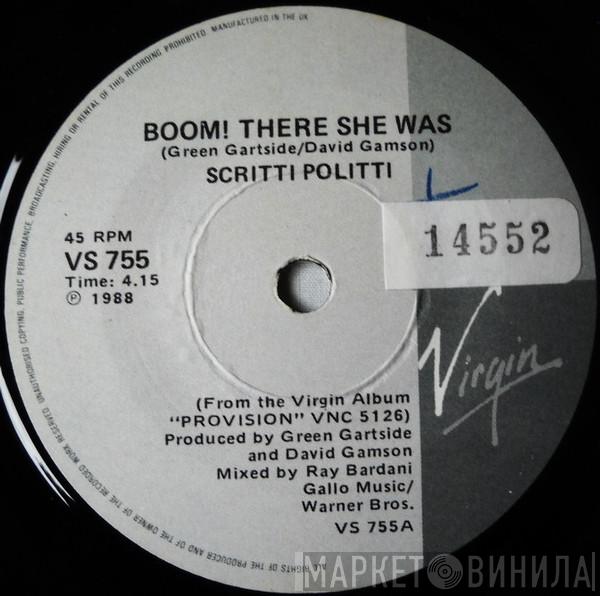 Featuring Scritti Politti  Roger Troutman  - Boom! There She Was